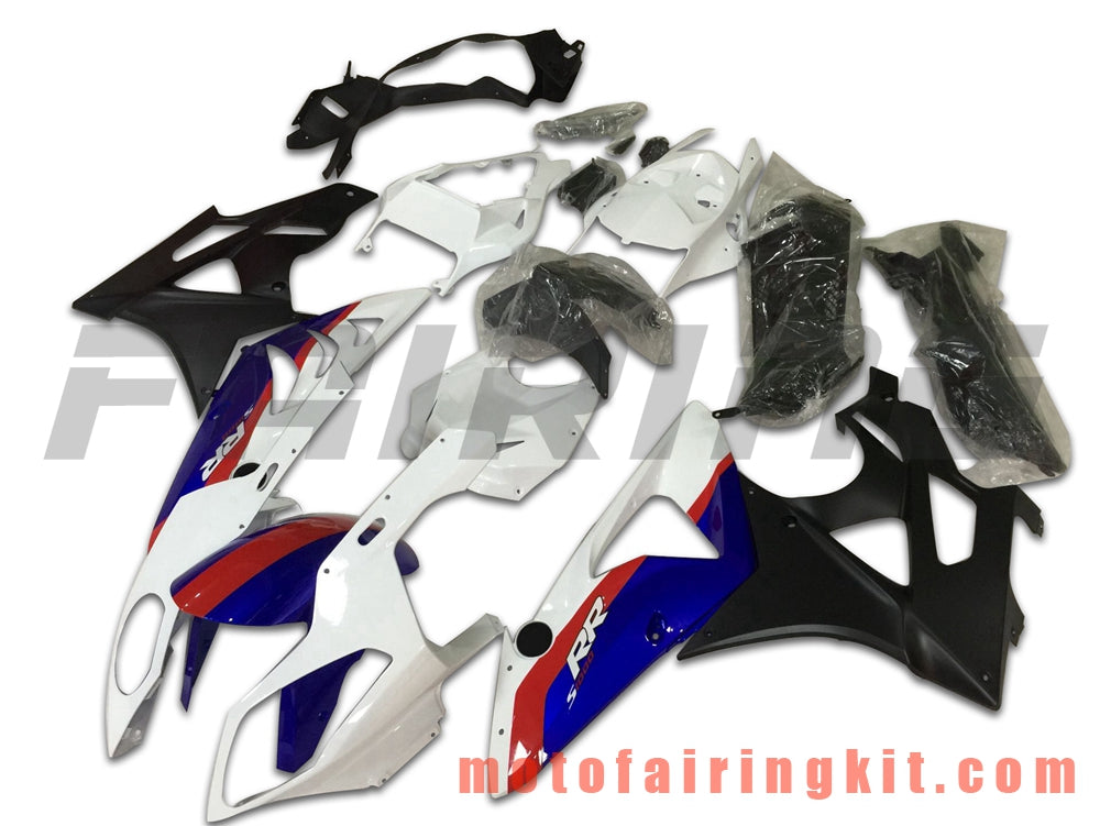 Kits de carenado aptos para S1000RR 2009 2010 2011 2012 2013 2014 S 1000 RR 09 10 11 12 13 14 Molde de inyección de plástico ABS Carrocería completa para motocicleta Carrocería de posventa Marco (blanco y negro) B031