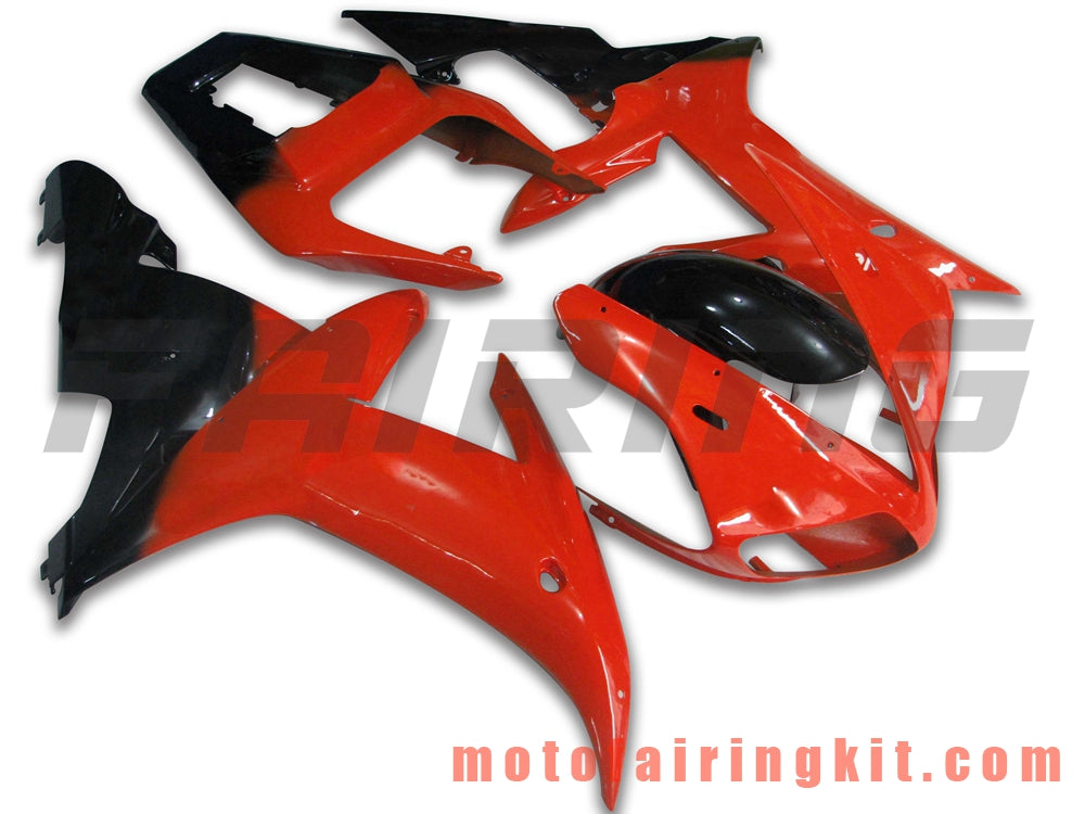 Fairing Kits Fit for YZF-1000 R1 2002 2003 YZF 1000 R1 02 03 Plastic ABS Injection Mold Complete Motorcycle Body Aftermarket Bodywork Frame (Orange & Black) B031