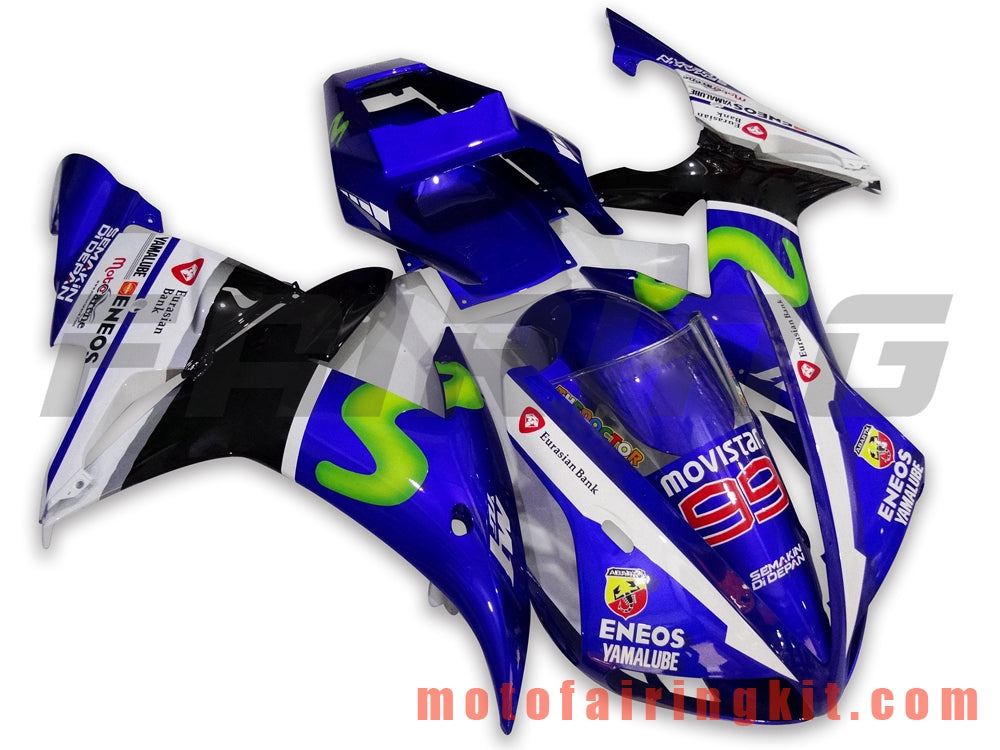 Fairing Kits Fit for YZF-1000 R1 2002 2003 YZF 1000 R1 02 03 Plastic ABS Injection Mold Complete Motorcycle Body Aftermarket Bodywork Frame (Blue) B041
