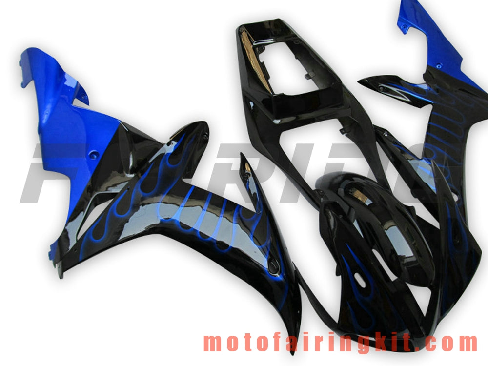 Fairing Kits Fit for YZF-1000 R1 2002 2003 YZF 1000 R1 02 03 Plastic ABS Injection Mold Complete Motorcycle Body Aftermarket Bodywork Frame (Black & Blue) B062
