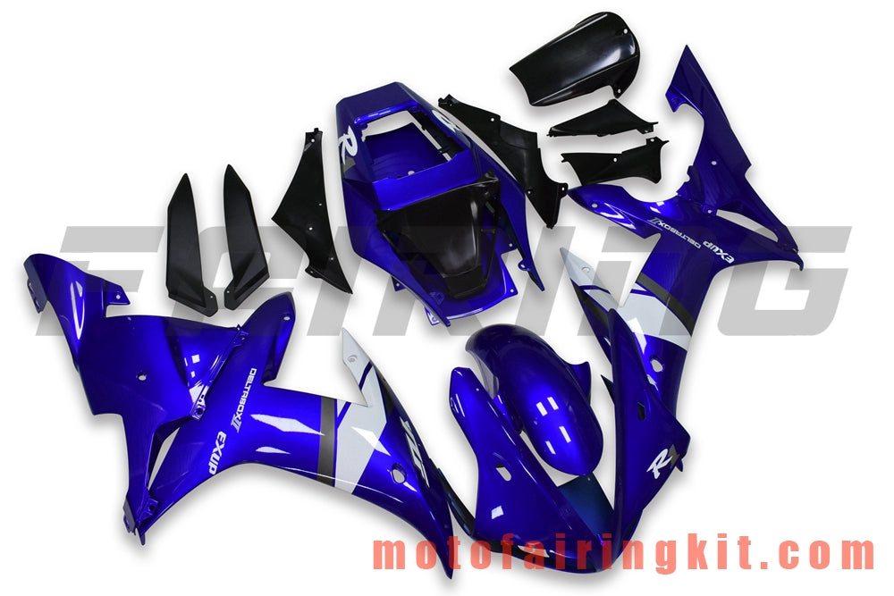 Fairing Kits Fit for YZF-1000 R1 2002 2003 YZF 1000 R1 02 03 Plastic ABS Injection Mold Complete Motorcycle Body Aftermarket Bodywork Frame (Blue) B072