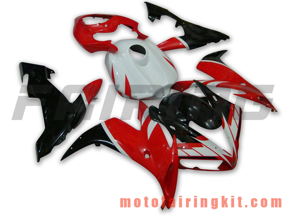 Fairing Kits Fit for YZF-1000 R1 2004 2005 2006 YZF 1000 R1 04 05 06 Plastic ABS Injection Mold Complete Motorcycle Body Aftermarket Bodywork Frame (Red & Black) B018