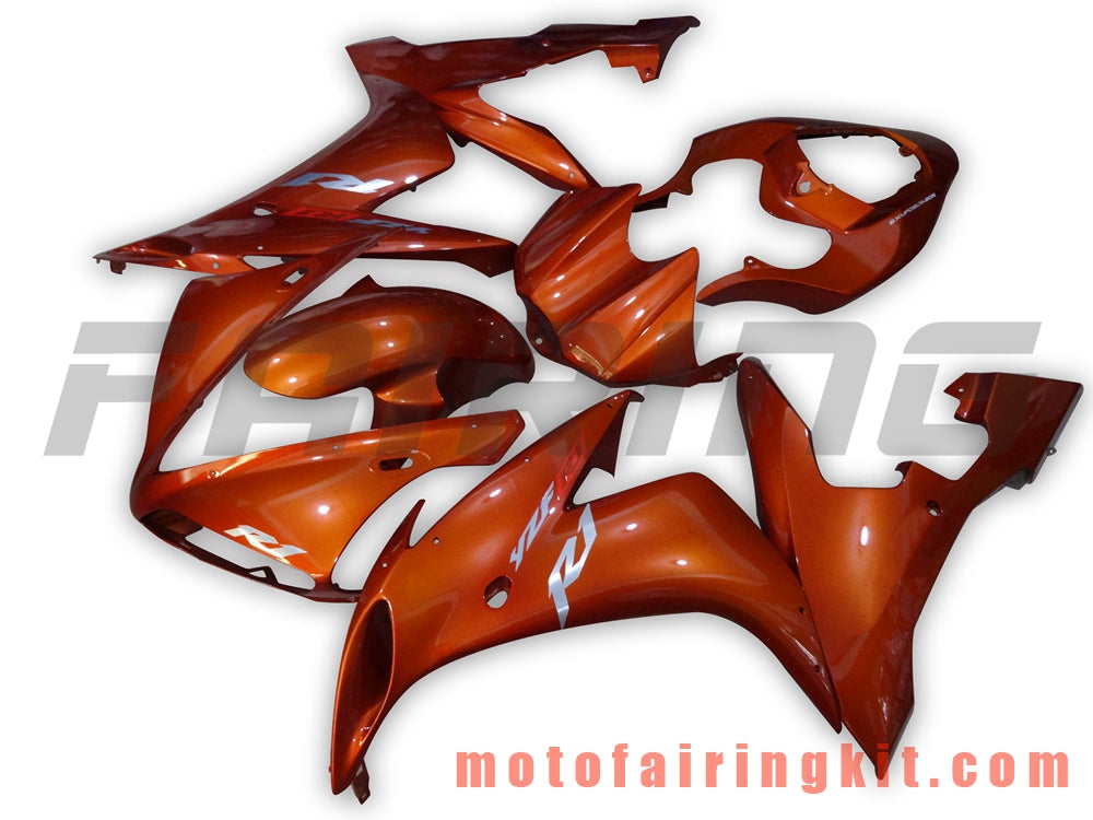 Fairing Kits Fit for YZF-1000 R1 2004 2005 2006 YZF 1000 R1 04 05 06 Plastic ABS Injection Mold Complete Motorcycle Body Aftermarket Bodywork Frame (Orange) B061
