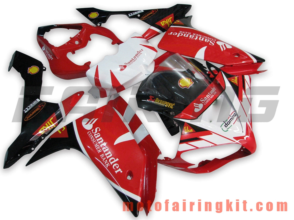 フェアリングキット YZF-1000 R1 2007 2008 YZF 1000 R1 07 08 プラスチック ABS 射出成形 完全なオートバイボディ アフターマーケットボディワークフレーム (レッド & ブラック) B002