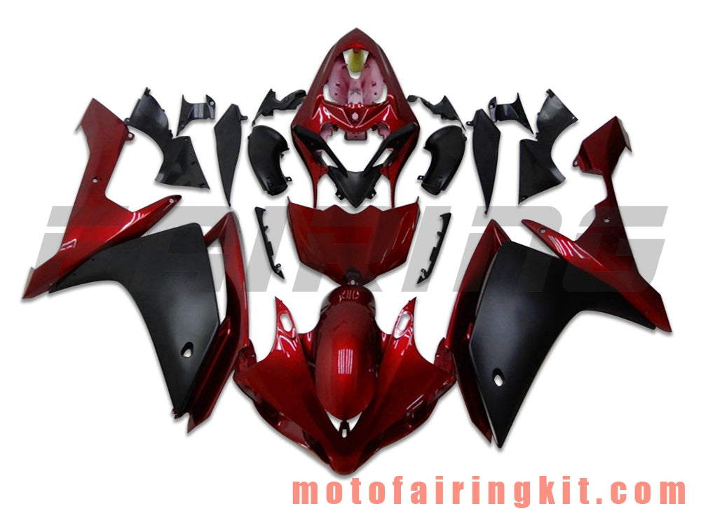 フェアリングキット YZF-1000 R1 2007 2008 YZF 1000 R1 07 08 プラスチック ABS 射出成形 完全なオートバイボディ アフターマーケットボディワークフレーム (オレンジ & ブラック) B065