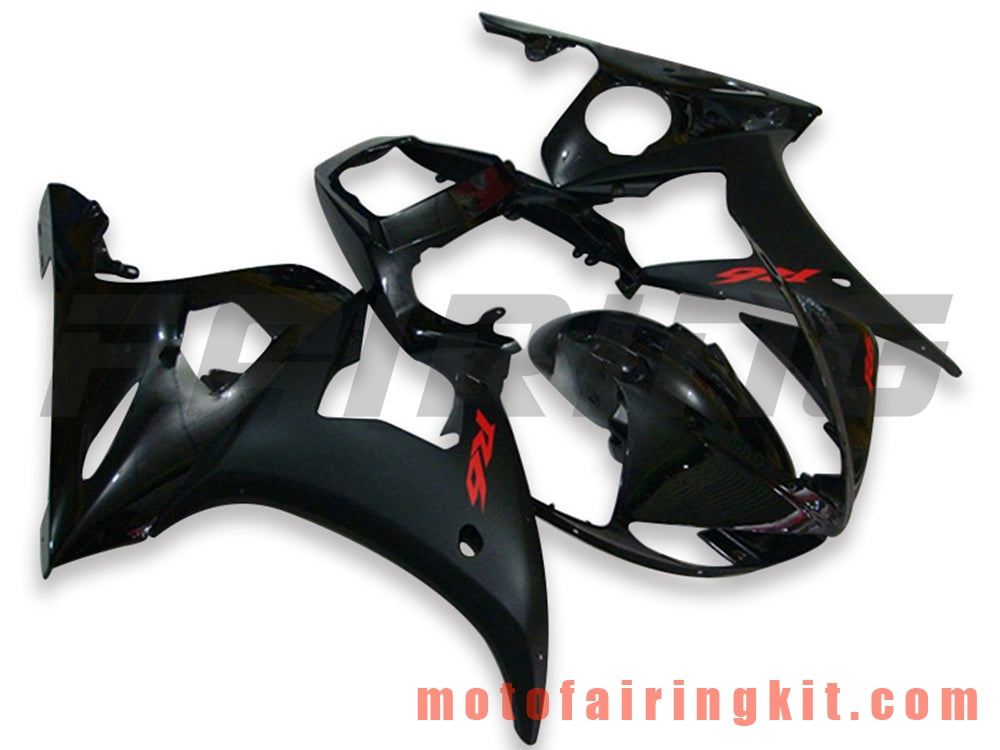 Kits de carenado aptos para YZF-600 R6 2005 YZF 600 R6 05 Molde de inyección de plástico ABS Carrocería completa para motocicleta Marco de carrocería de posventa (negro) B069