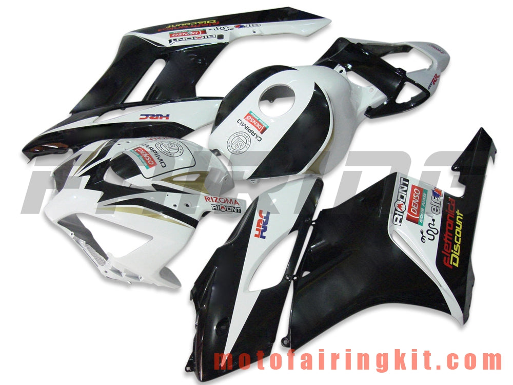 Kits de carenado aptos para CBR1000RR 2004 2005 CBR1000 RR 04 05 Molde de inyección de plástico ABS Carrocería completa para motocicleta Carrocería del mercado de accesorios Marco (blanco y negro) B031
