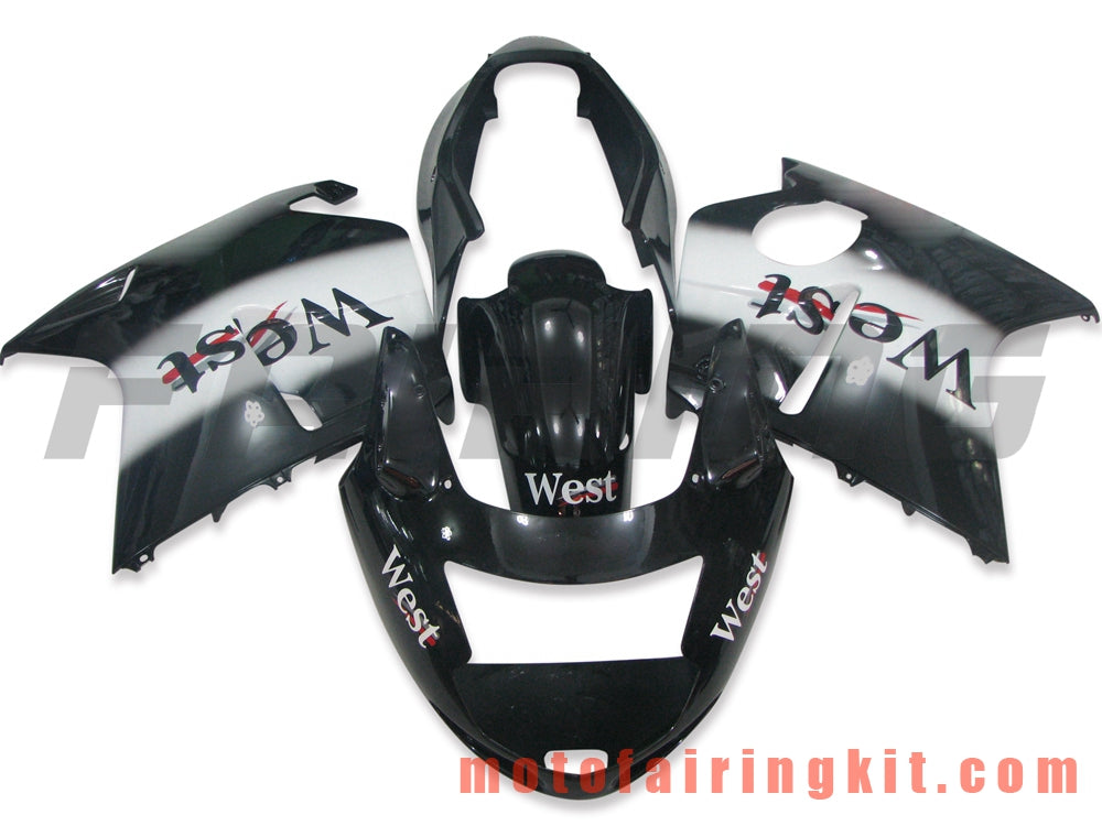 Fairing Kits Fit for CBR1100XX 1996 - 2007 CBR1100 XX 96 - 07 Plastic ABS Injection Mold Complete Motorcycle Body Aftermarket Bodywork Frame (White & Black) B024