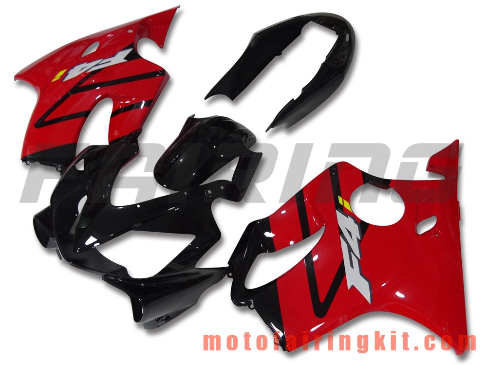 Fairing Kits Fit for CBR600F4i 2001 2002 2003 CBR600 F4i 01 02 03 Plastic ABS Injection Mold Complete Motorcycle Body Aftermarket Bodywork Frame (Red & Black) B043