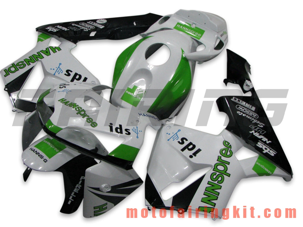 Kits de carenado aptos para CBR600RR 2005 2006 CBR600 RR 05 06 Molde de inyección de plástico ABS Carrocería completa para motocicleta Marco de carrocería de posventa (blanco y negro) B031