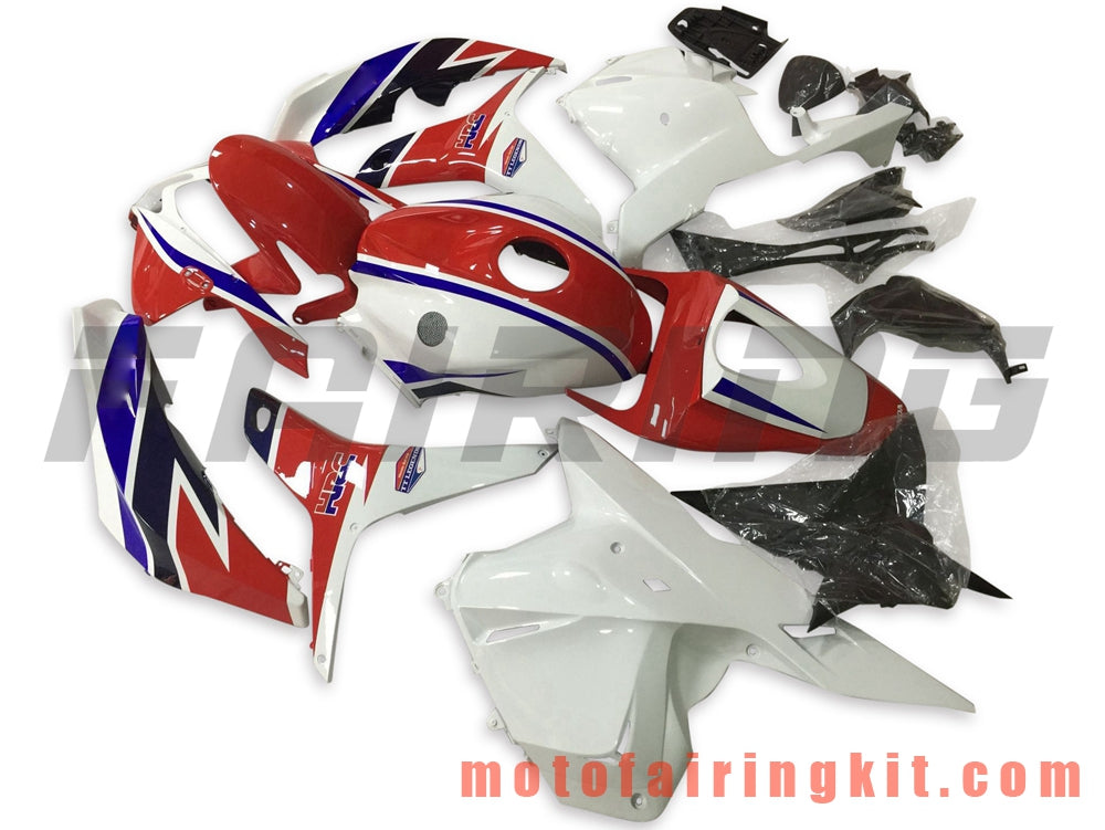 Fairing Kits Fit for CBR600RR 2009 2010 2011 2012 CBR600 RR 09 10 11 12 Plastic ABS Injection Mold Complete Motorcycle Body Aftermarket Bodywork Frame (Red & White) B019