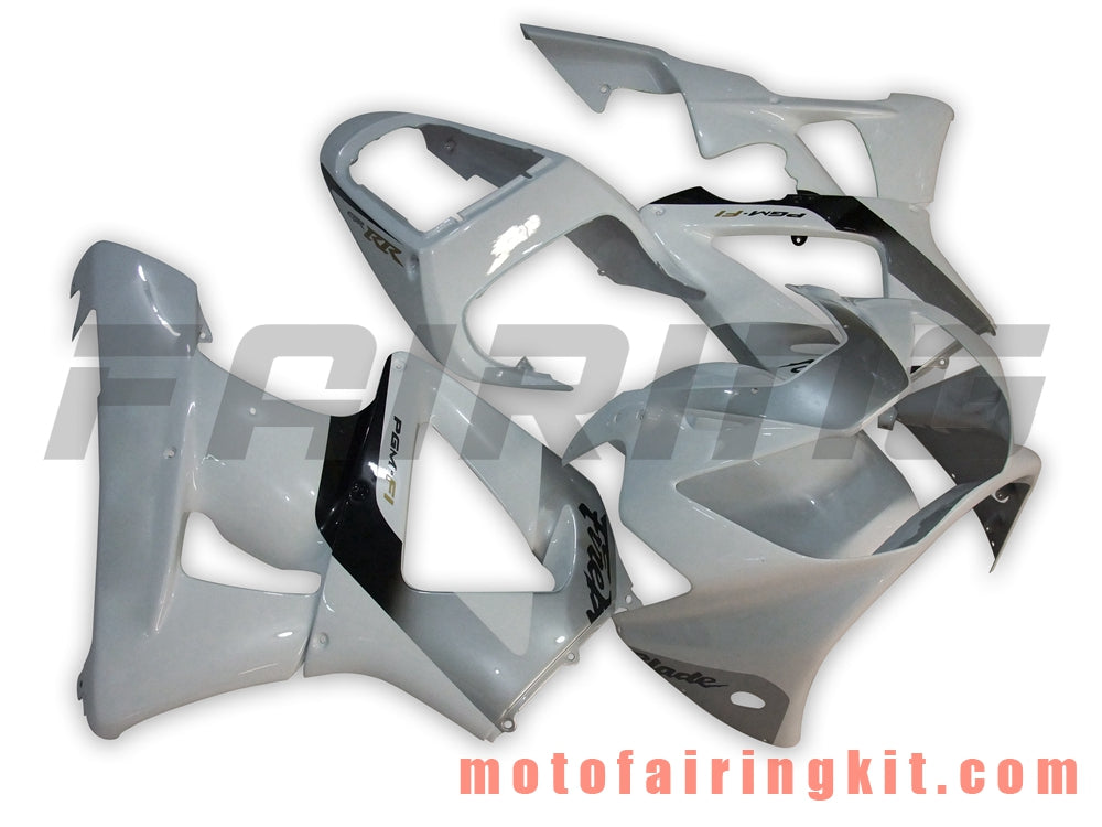 Fairing Kits Fit for CBR900RR 929 2000 2001 CBR900 RR 929 00 01 Plastic ABS Injection Mold Complete Motorcycle Body Aftermarket Bodywork Frame (White & Silver) B018