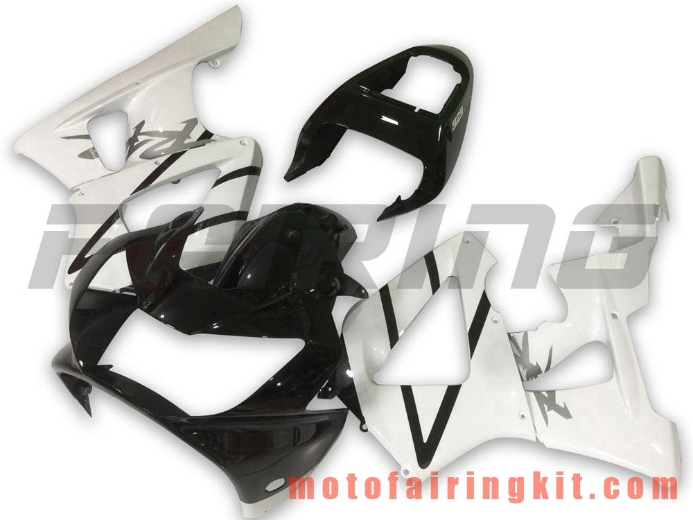 Fairing Kits Fit for CBR900RR 929 2000 2001 CBR900 RR 929 00 01 Plastic ABS Injection Mold Complete Motorcycle Body Aftermarket Bodywork Frame (White & Black) B029
