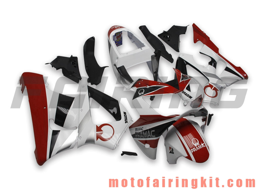 Fairing Kits Fit for CBR900RR 929 2000 2001 CBR900 RR 929 00 01 Plastic ABS Injection Mold Complete Motorcycle Body Aftermarket Bodywork Frame (White & Red) B033