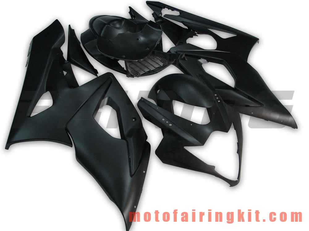 Fairing Kits Fit for GSXR1000 K5 2005 2006 GSXR 1000 GSX R1000 K5 05 06 Plastic ABS Injection Mold Complete Motorcycle Body Aftermarket Bodywork Frame (Black) B001