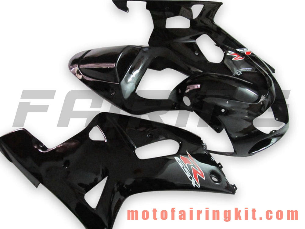 Kits de carenado aptos para GSX-R750 GSX-R600 2001 2002 2003 Molde de inyección de plástico ABS Carrocería completa para motocicleta Carrocería del mercado de accesorios Marco (negro) B125