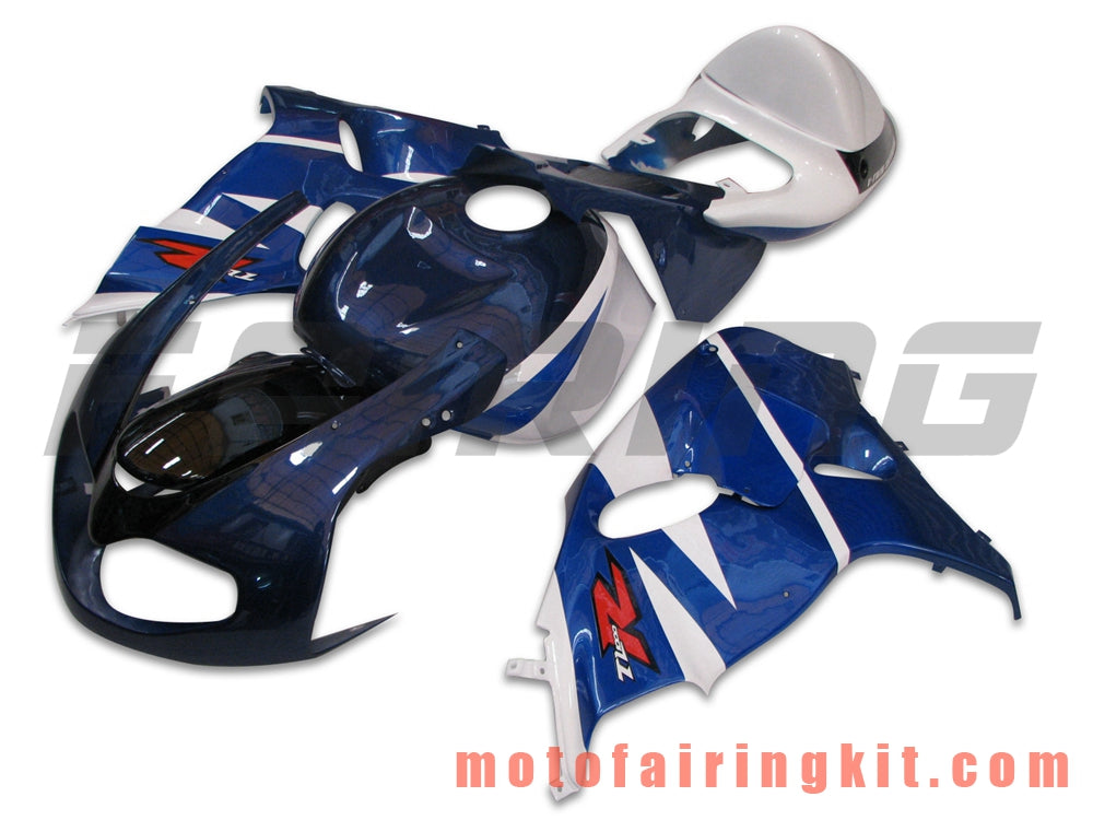 Fairing Kits Fit for TL1000R 1998 1999 2000 2001 2002 2003 TL 1000 R Plastic ABS Injection Mold Complete Motorcycle Body Aftermarket Bodywork Frame (Blue & White) B008