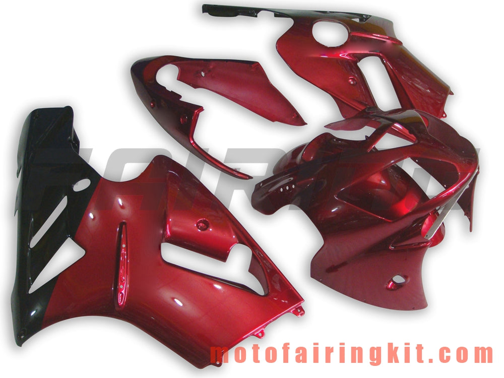 フェアリングキット ZX12R ZX-12R 2002 2003 2004 2005 2006 プラスチック ABS 射出成形 完全なオートバイボディ アフターマーケットボディワークフレーム (レッド & ブラック) B011