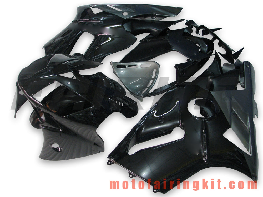 フェアリングキット ZX12R ZX-12R 2002 2003 2004 2005 2006 プラスチック ABS 射出成形 完全なオートバイボディ アフターマーケットボディワークフレーム (ブラック & シルバー) B012
