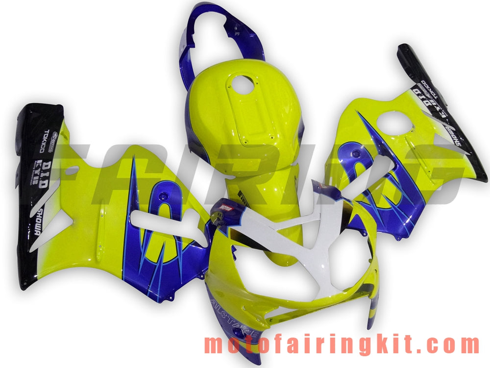 Fairing Kits Fit for ZX12R ZX-12R 2002 2003 2004 2005 2006 Plastic ABS Injection Mold Complete Motorcycle Body Aftermarket Bodywork Frame (Yellow & Blue) B015