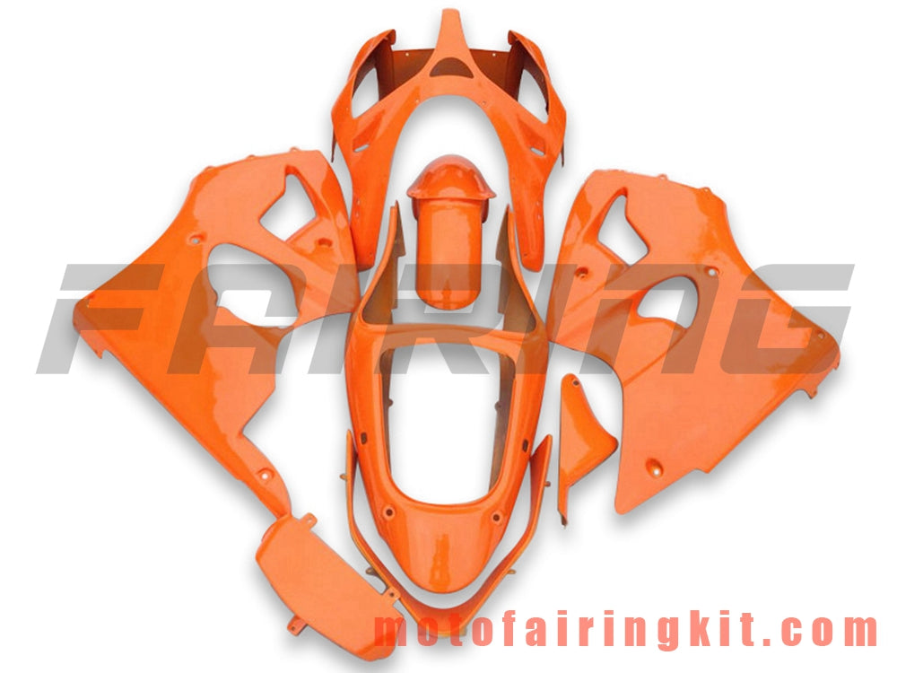 Fairing Kits Fit for ZX6R ZX-6R 636 2000 2001 2002 ZX6R 00 01 02 Plastic ABS Injection Mold Complete Motorcycle Body Aftermarket Bodywork Frame (Orange) B061