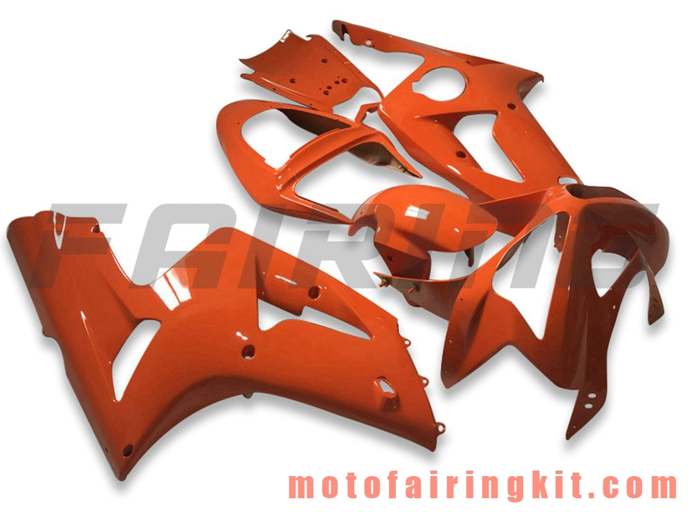 Fairing Kits Fit for ZX6R ZX-6R 636 2003 2004 ZX6R 636 03 04 Plastic ABS Injection Mold Complete Motorcycle Body Aftermarket Bodywork Frame (Orange) B046