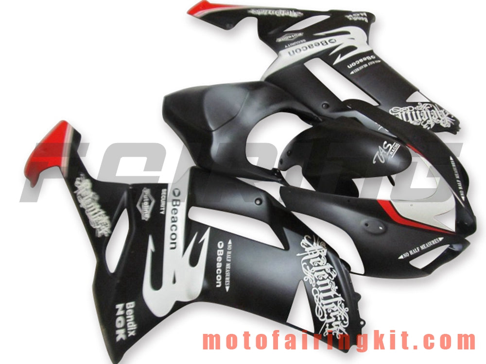 Fairing Kits Fit for ZX6R ZX-6R 636 2007 2008 ZX6R 636 07 08 Plastic ABS Injection Mold Complete Motorcycle Body Aftermarket Bodywork Frame (Black & Red) B036
