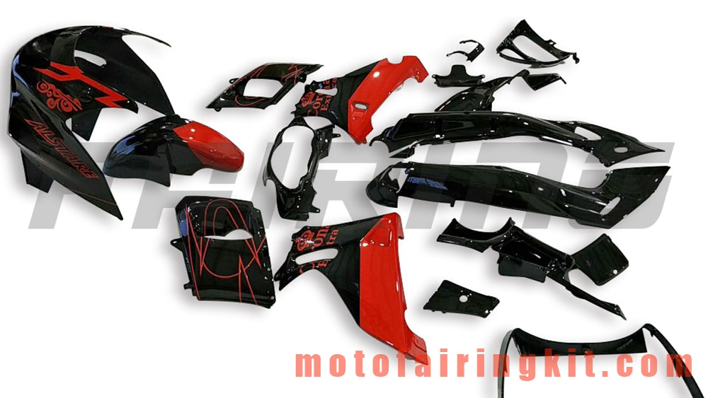 Kits de carenado aptos para ZZR400 1993 - 2007 93 94 95 96 97 98 99 02 03 04 05 06 07 Molde de inyección de plástico ABS Carrocería completa para motocicleta Carrocería del mercado de accesorios Marco (negro y naranja) B025