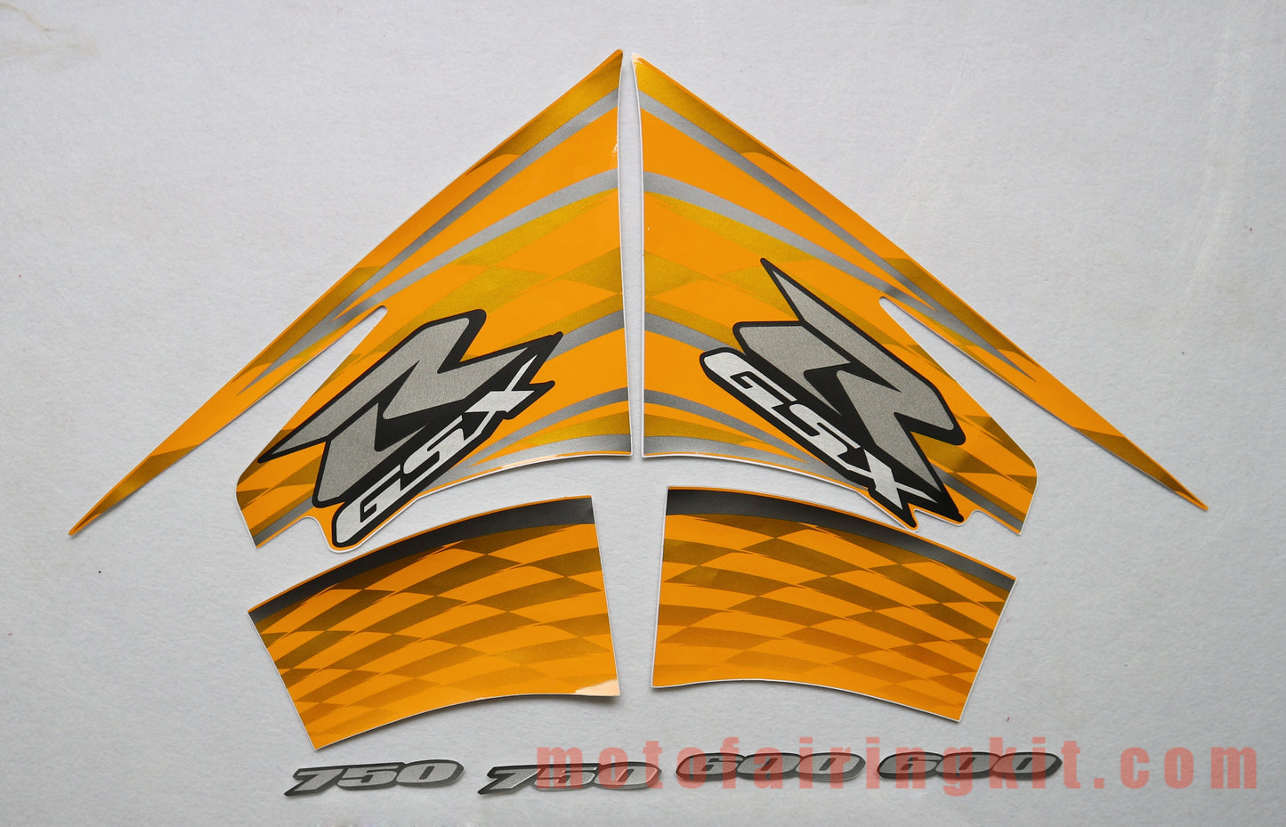Motorcycle Decals Sticker for GSX-R750 GSX-R600 K11 2011 2012 2013 2014 2015 2016 Motorbike Racing Fairing Decal (Yellow)