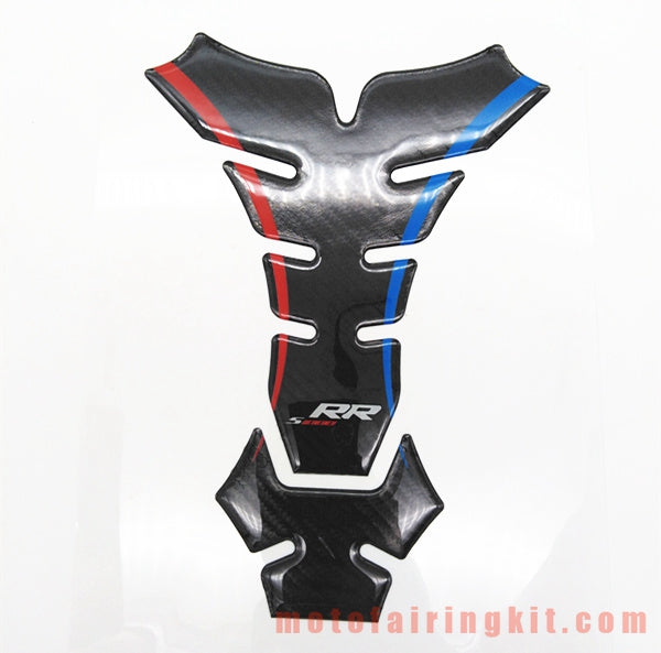 Motorcycle 3D Gas Tank Sticker Self-Adhesive Strong Stickiness Waterproof Protector Decal Pad Black