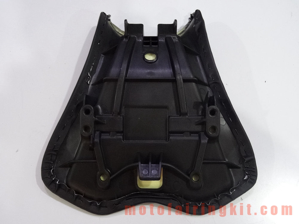 Cojín para asiento delantero de motocicleta para conductor y conductor para ZX6R 2013 2014 2015 2016 2017 2018 ZX6R 2013-2018 (negro)