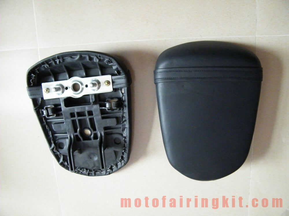 Motorcycle Rear Seat Cushion Passenger Pillion For GSXR600 750 K8 2008 2009 2010 GSXR600 750 K8 08 09 10(Black)