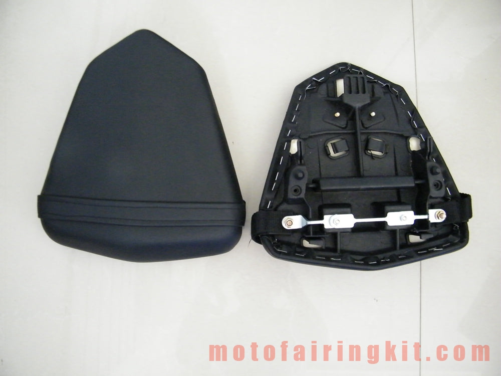 Motorcycle Rear Seat Cushion Passenger Pillion For YZF600 R6 2006 2007 YZF600 R6 06 07(Black)