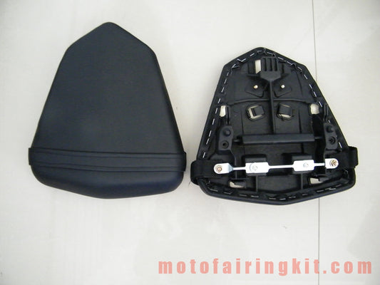 Cojín para asiento trasero de motocicleta, para pasajero, para YZF600 R6 2006 2007 YZF600 R6 06 07 (negro)