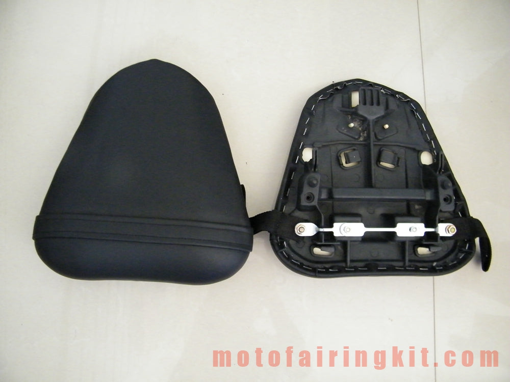 Cojín para asiento trasero de motocicleta, para pasajero, para YZF600 R6 2008 2009 2010 2011 2012 2013 2014 2015 2016 R6 08-16 (negro)