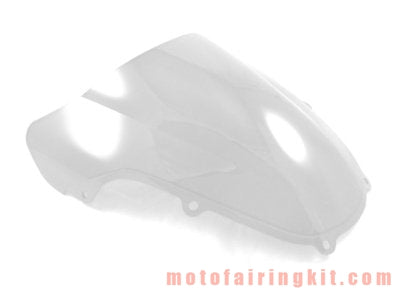 Parabrisas para motocicleta, parabrisas de motocicleta compatible con GSX-R750 GSX-R600 GSXR1000 K1 2000 2001 2002 2003 Parabrisas a prueba de viento