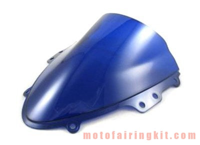 Windshield for Motorcycle, Motorcycle Windshield Windscreen Compatible with GSXR 600 750 K4 2004 2005 GSXR 600 750 K4 04 05 Windproof Windshield