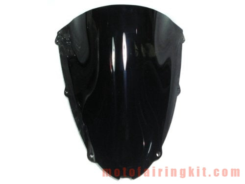 Windshield for Motorcycle, Motorcycle Windshield Windscreen Compatible with ZX-10R ZX10R 2006 2007 06 07 Windproof Windshield