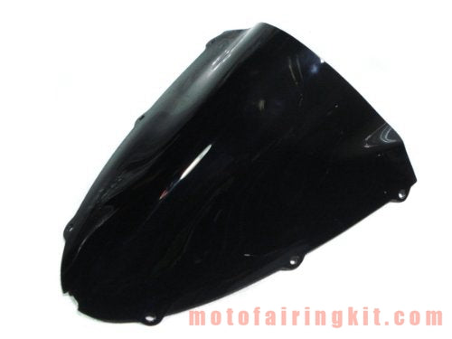 Parabrisas para motocicleta, parabrisas de motocicleta compatible con ZX-10R ZX10R 2006 2007 06 07 Parabrisas a prueba de viento