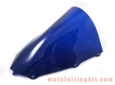 Parabrisas para motocicleta, parabrisas de motocicleta compatible con ZX14R ZX-14R ZZ-R1400 2006 2007 2008 2009 2010 2011 parabrisas a prueba de viento