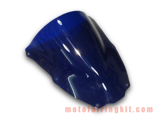 Windshield for Motorcycle, Motorcycle Windshield Windscreen Compatible with ZX6R ZX-6R 636 2000 2001 2002 ZX6R ZX-6R 636 00 01 02 Windproof Windshield