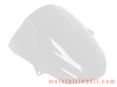 Windshield for Motorcycle, Motorcycle Windshield Windscreen Compatible with ZX6R ZX-6R 636 2009 2010 2011 2012 09 10 11 12 Windproof Windshield