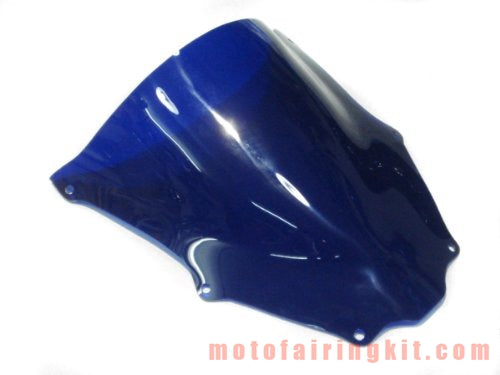 Parabrisas para motocicleta, parabrisas de motocicleta compatible con ZX9R 2002 2003 ZX-9R 02 03 Parabrisas a prueba de viento