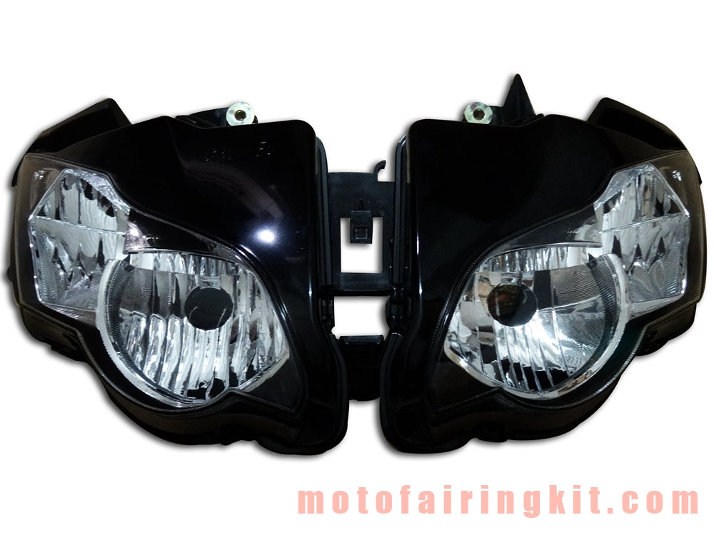 Motorcycle Headlight Assembly for CBR1000RR 2008 2009 2010 2011 CBR1000 RR 08 09 10 11 Head Light Lamp Assembly Kit (Black)