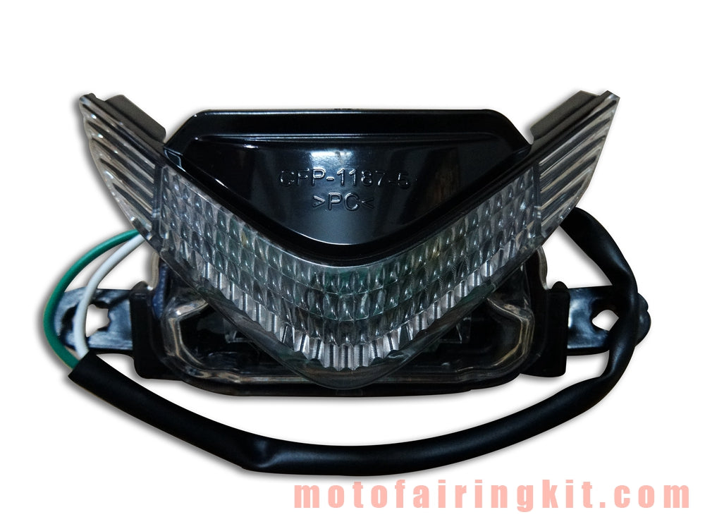 Conjunto de faros delanteros para motocicleta CBR600RR 2007 2008 2009 2010 2011 2012 Kit de conjunto de faros delanteros CBR 600RR F5 (negro)