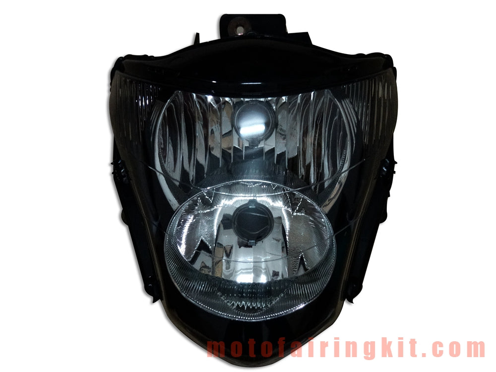 Conjunto de faros delanteros para motocicleta Hornet900 2007 2008 2009 Hornet 900 07 08 09 Kit de conjunto de faros delanteros (negro)