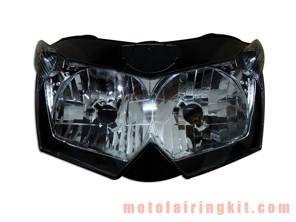 Motorcycle Headlight Assembly for Z1000 2007 2008 2009 07 08 09 Head Light Lamp Assembly Kit (Black)