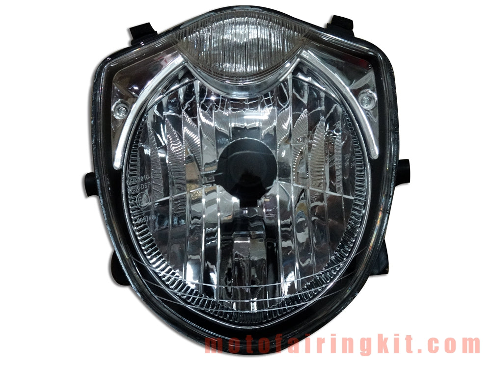 Motorcycle Headlight Assembly for GEF1250 GSF1250 2010 2011 2012 2013 2014 2015 Head Light Lamp Assembly Kit (Black)