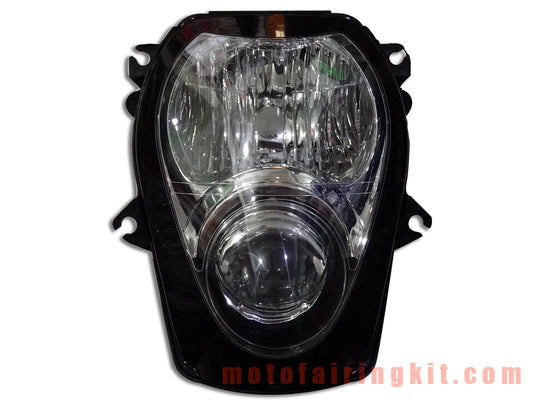 Conjunto de faros delanteros para motocicleta GSXR1300 GSX-R 1300 GSXR- 1300 1997 - 2007 Kit de conjunto de faros delanteros (negro)