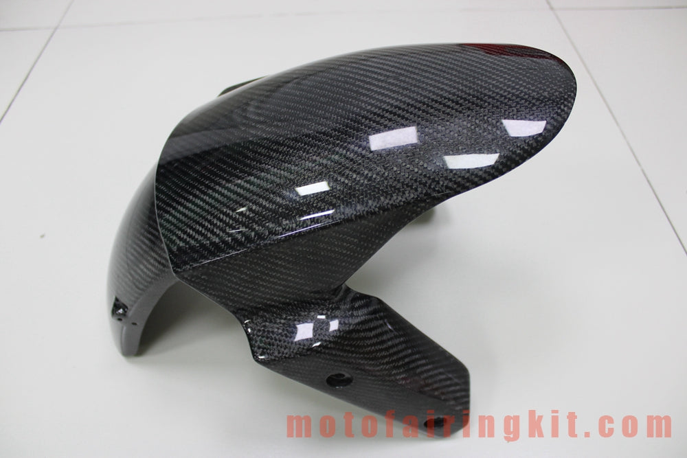 Carbon Fiber Fairing Parts Fit for ZX-10R ZX10R 2008 2009 2010 ZX10R 08 09 10 Front Fender (Carbon Fiber)